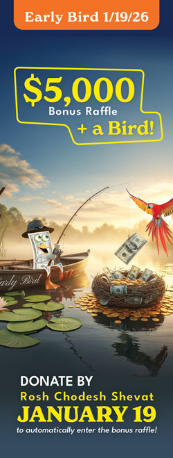 Early Bird Bonus Raffle! $5000 + a Bird - enter before January 19th!